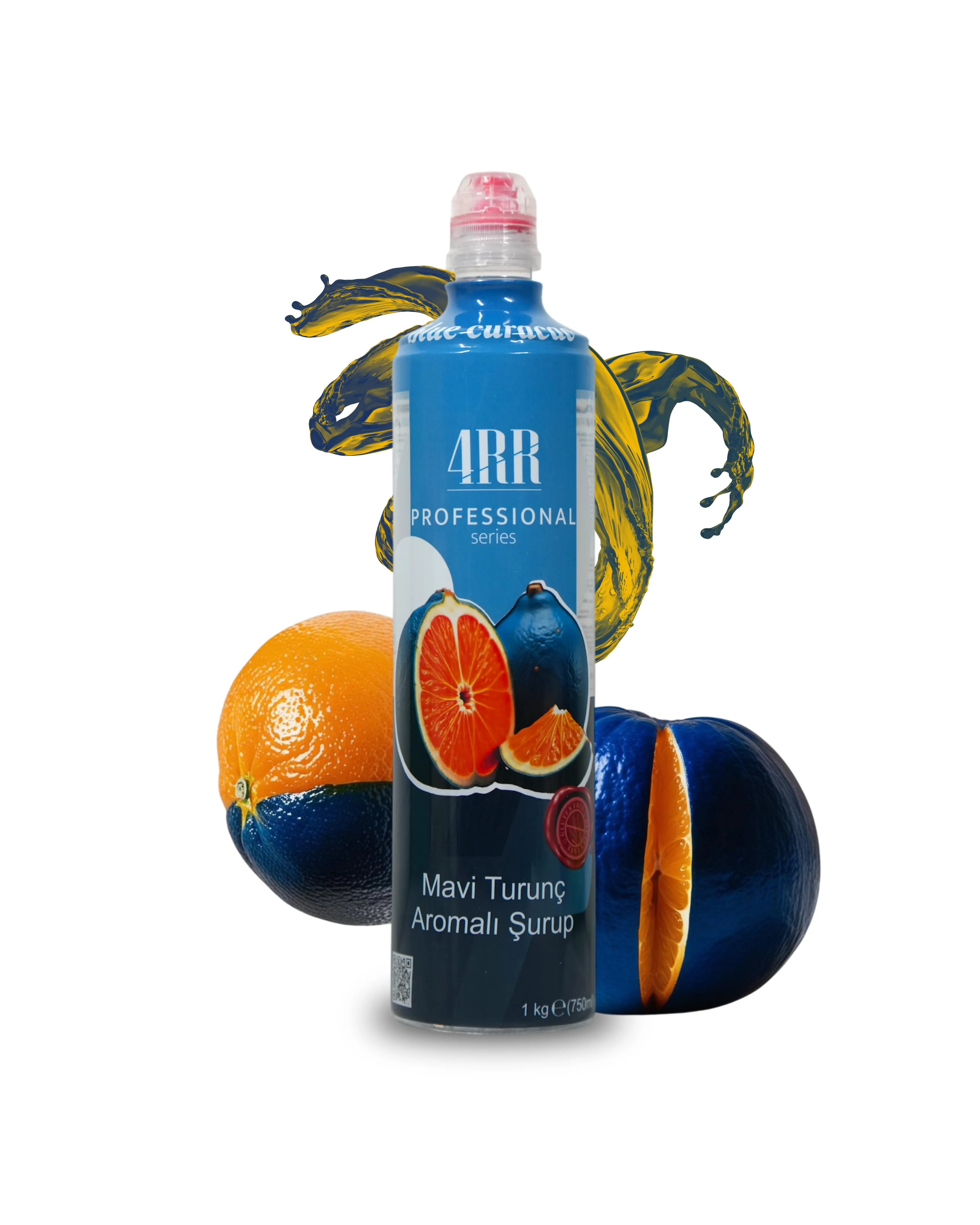 4RR Mavi Turunç Aromalı Şurup 750 ml.