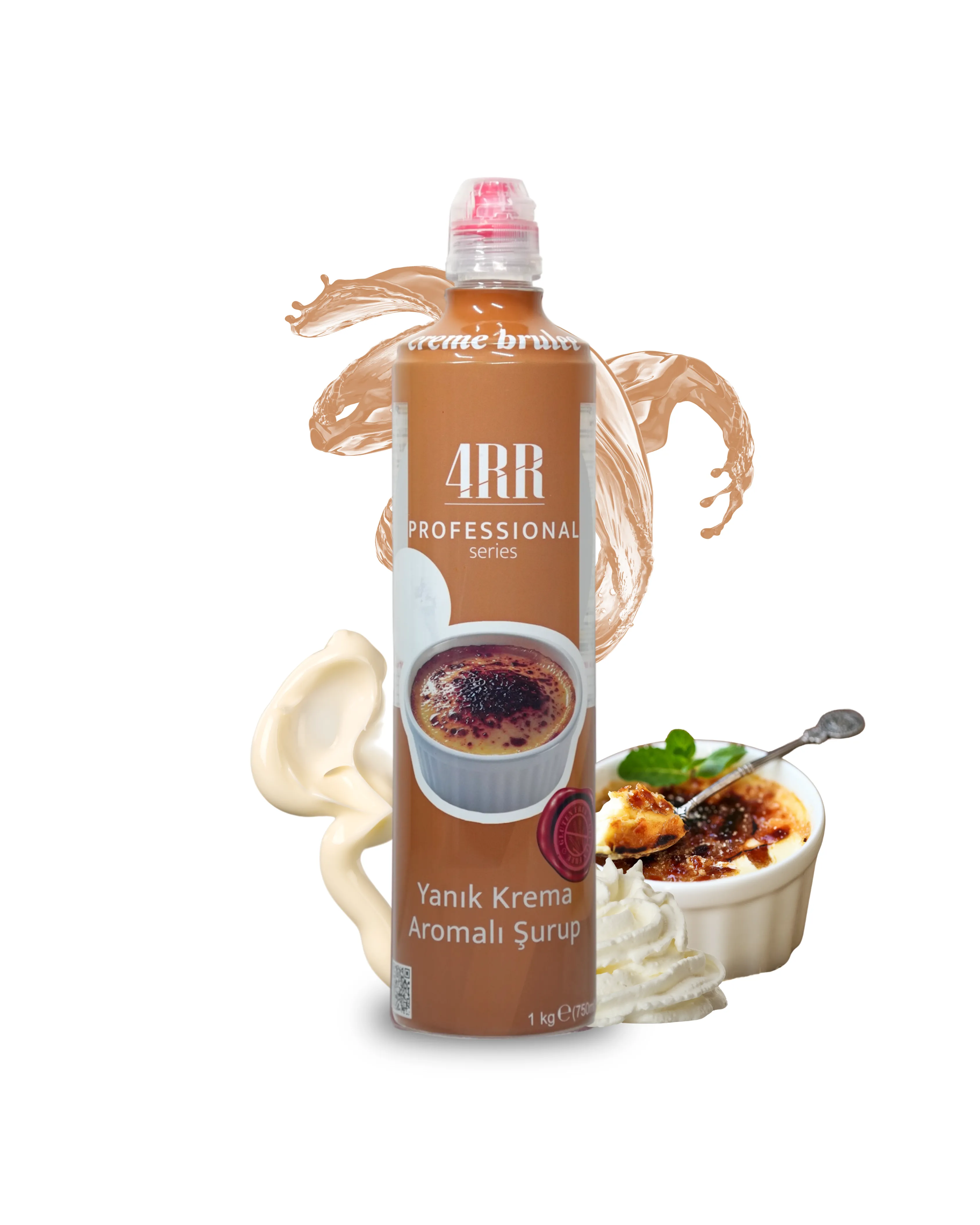 4RR Yanık Krema Aromalı Şurup 750 ml