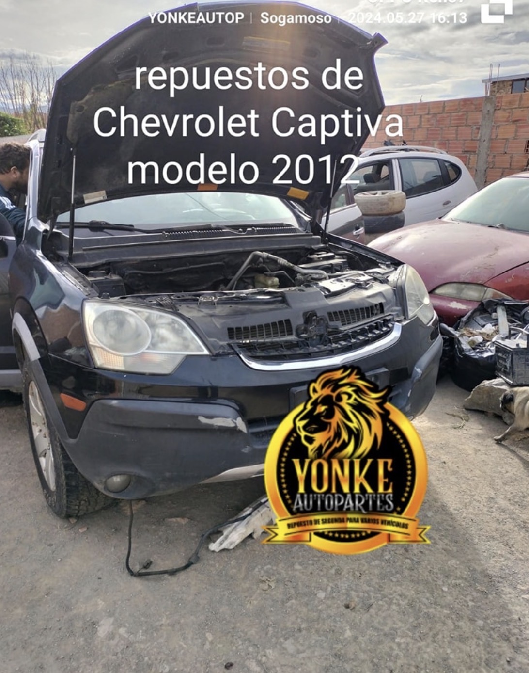 Chevrolet Captiva 2012 en proceso de desarme para repuestos