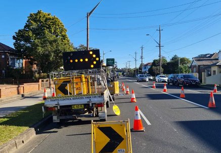 Traffic control crew