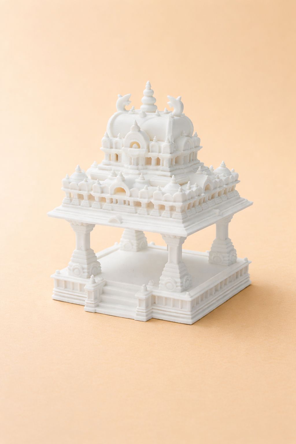 Mini Temple Model | Decorative Mandir for Home | Pooja Room Decor