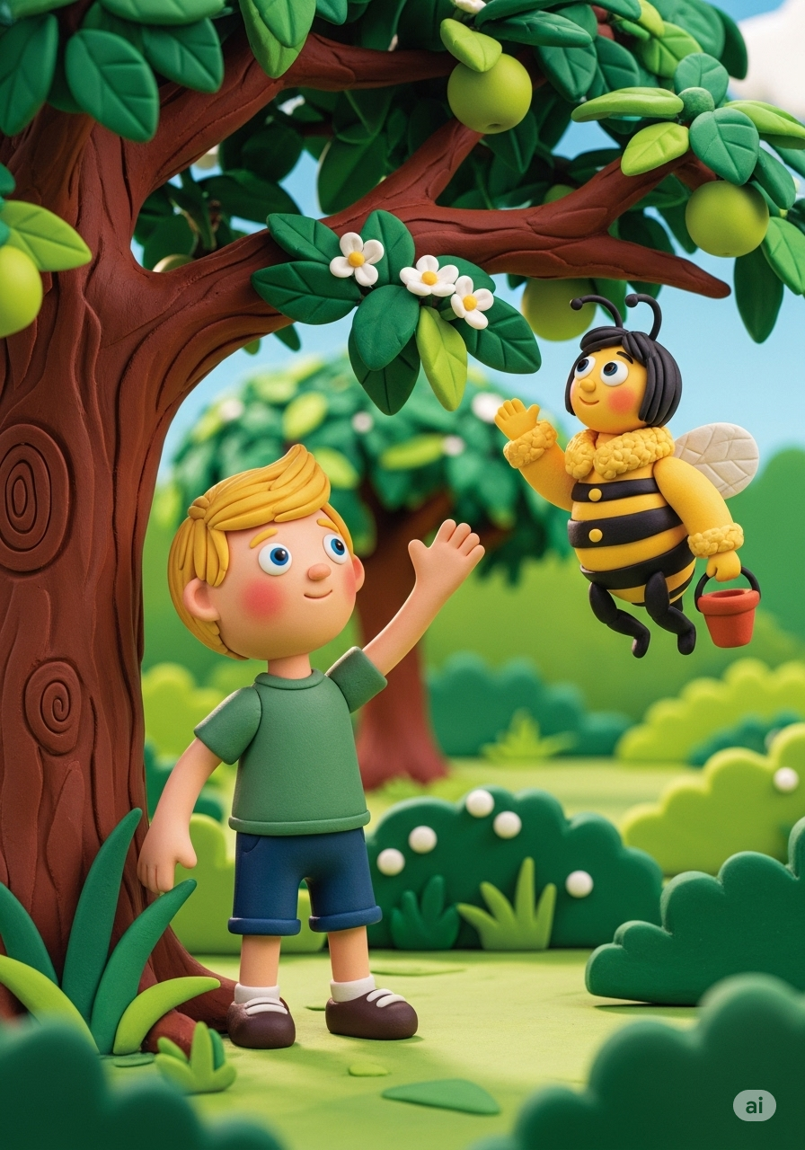 Omslag för Albin och trädgårdens lilla hjälte