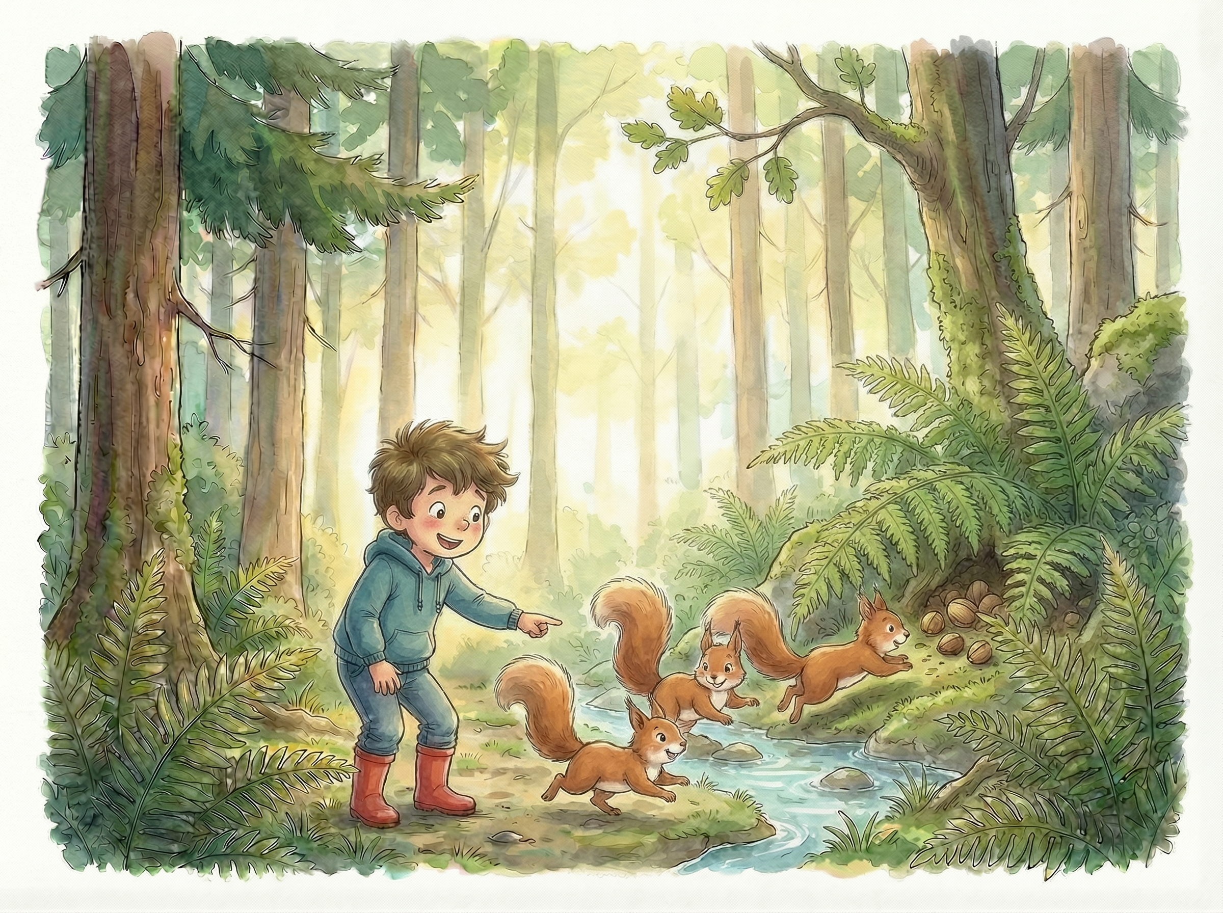 Omslag för Oliver upptäcker den förtrollade sjön