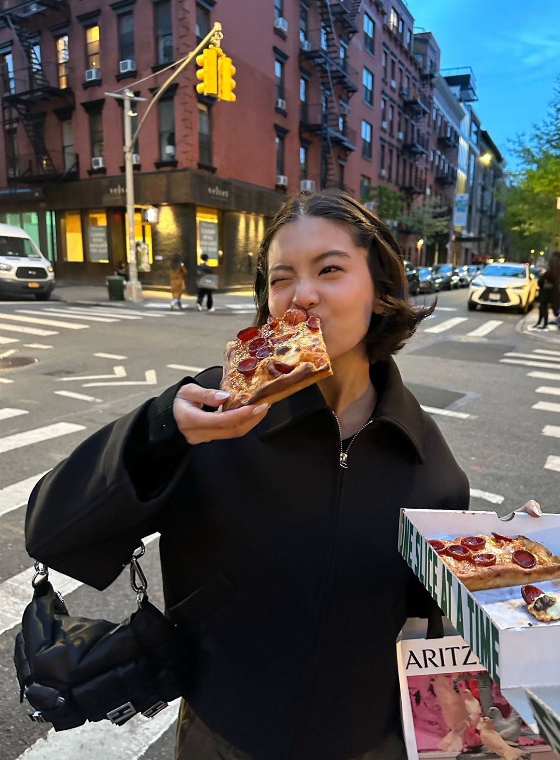 eating while walking