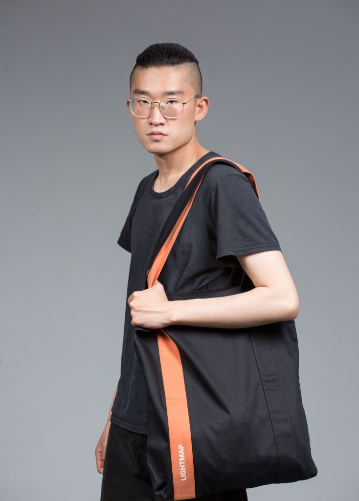 CORPORATE Shopper with Colored Handle - Product