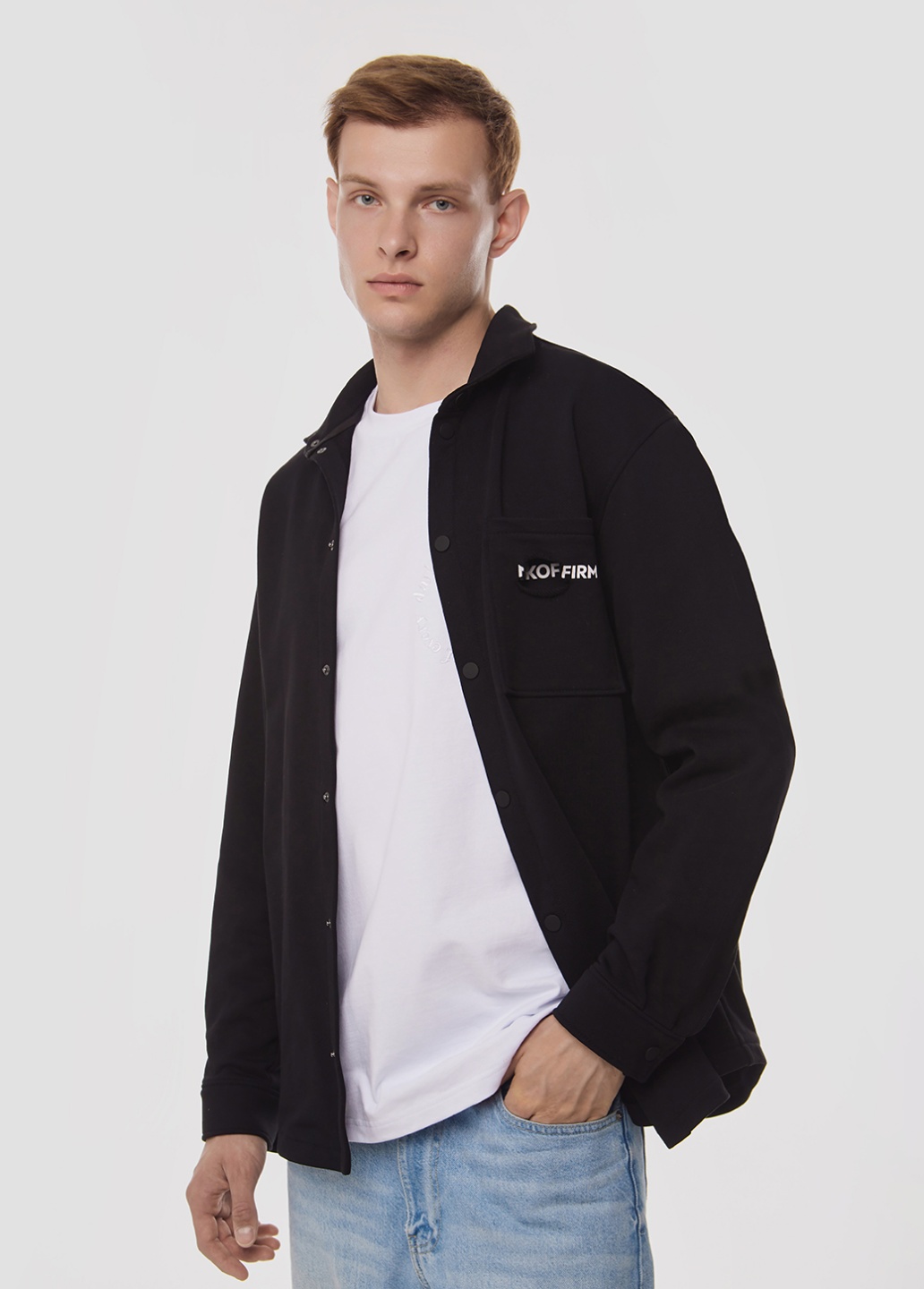 CORPORATE Black NF Shirt with Pocket - Product