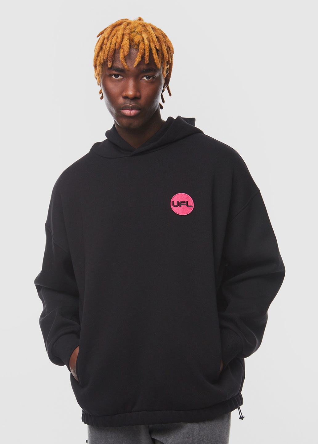 CORPORATE Hoodie with embroidery on the back - Product