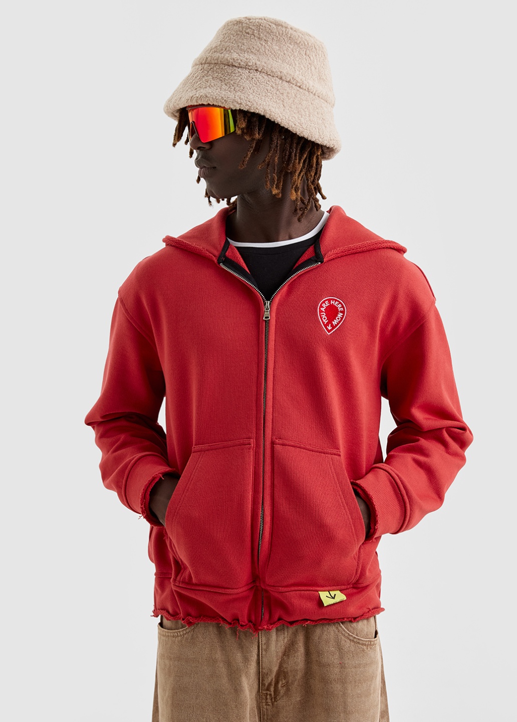 CORPORATE Zip Hoodie "Saved Location" LOW MODE - Product