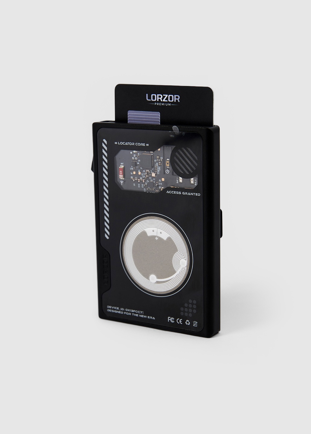 Кардхолдер с RFID-защитой и встроенным трекером - Product