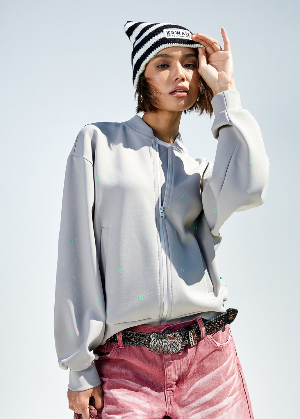 CORPORATE Bomber jacket TOUCHING GRASS - Product