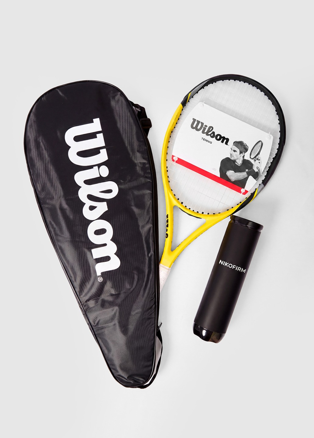 Tennis Racket With a Ball Tube - Product
