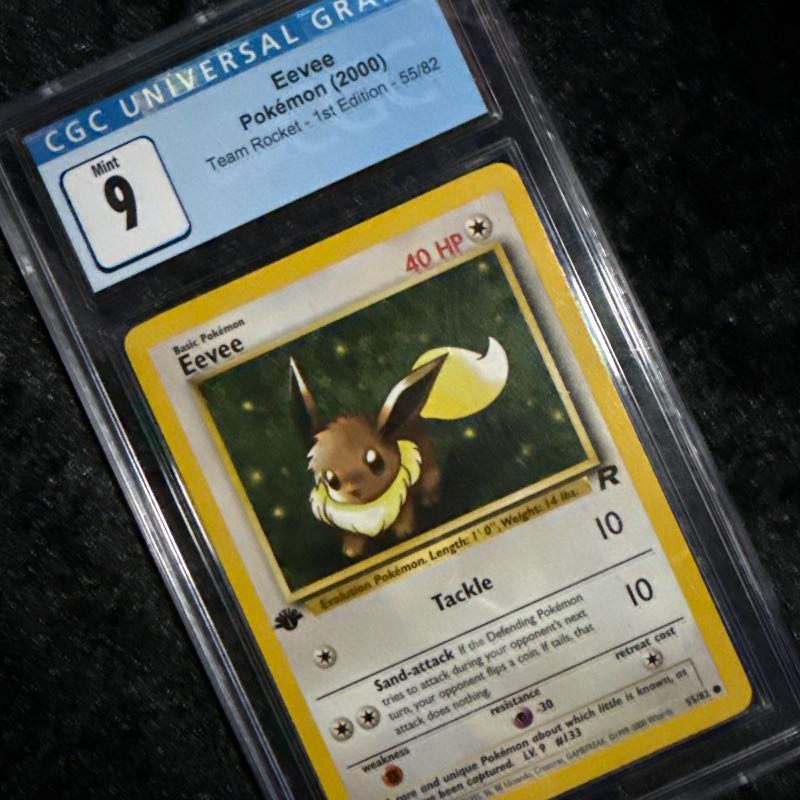 Eevee [1st Edition] #55 CGC 9