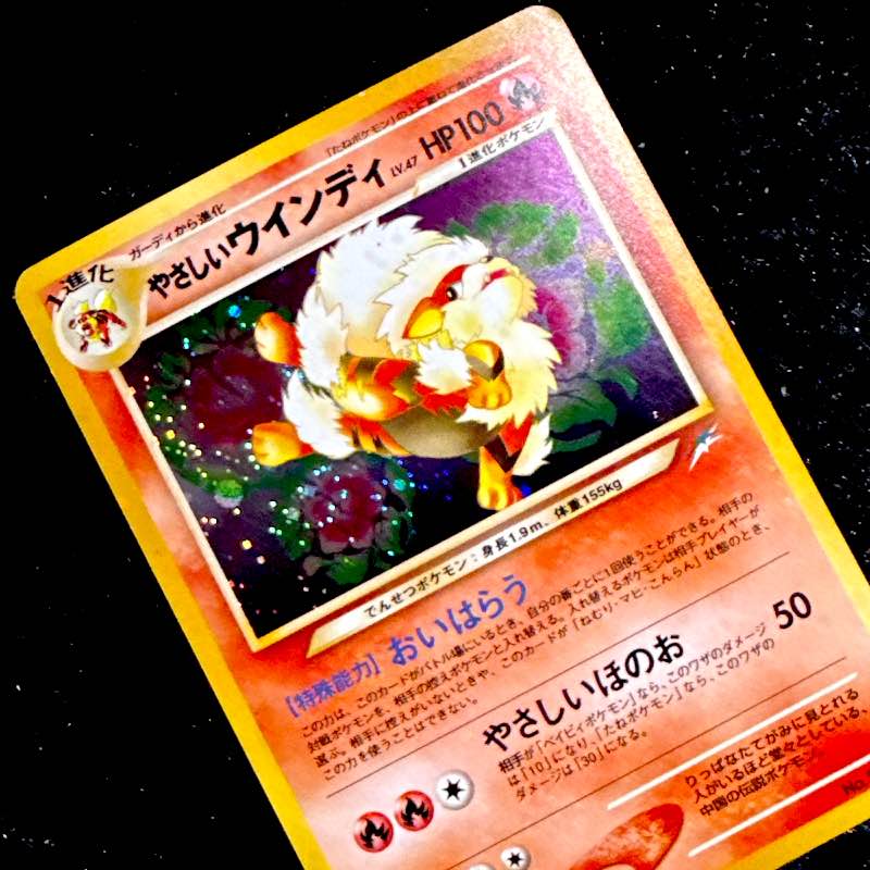 Light Arcanine Holo - Japanese Darkness and to Light
