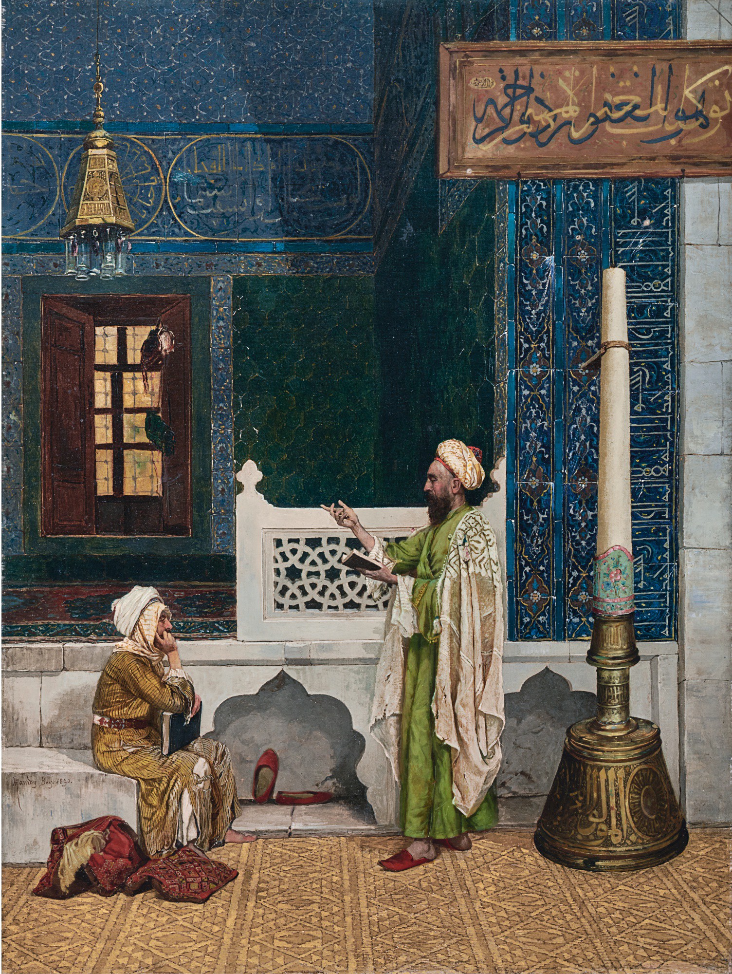 Instrução Corânica, Osman Hamdi Bey, 1890