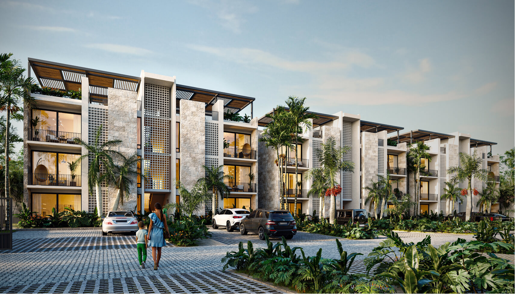 Project-TRES PATIOS-Playa del Carmen