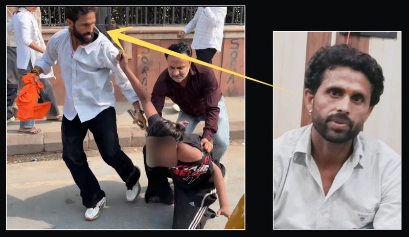Hindu Raksha Dal chief, son threaten CJP protesters in police presence; outfit member assaults protesters in Delhi streets
