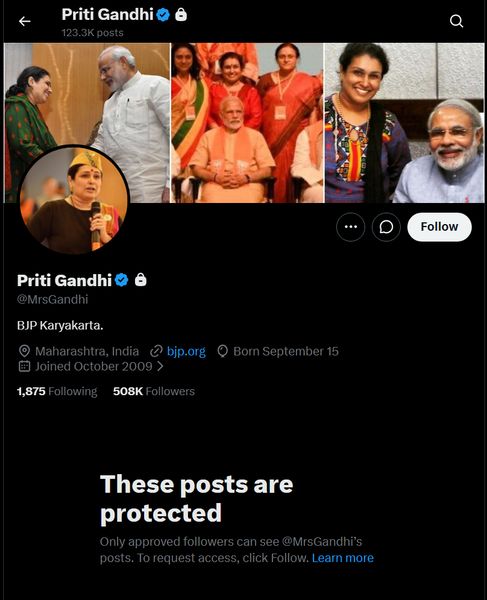 Meet Priti Gandhi: The ‘huge Godse fan’ now steering BJP’s social media cell