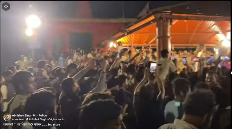 Varanasi Police falsely claims viral video of cops recording dancers is AI-generated