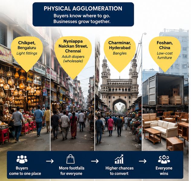 Taking a leaf out of agglomeration economies