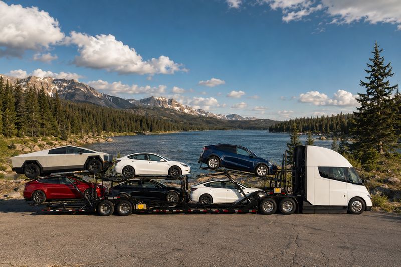 Why Tesla stock is beating the broader market today