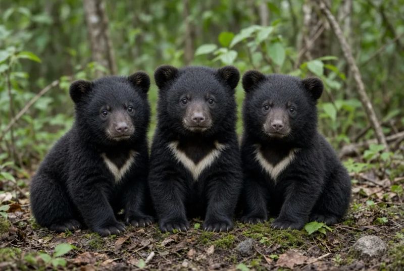 Three Orphaned Bear Cubs Set Off on a 26-Km Trek Into Pakke’s Forest