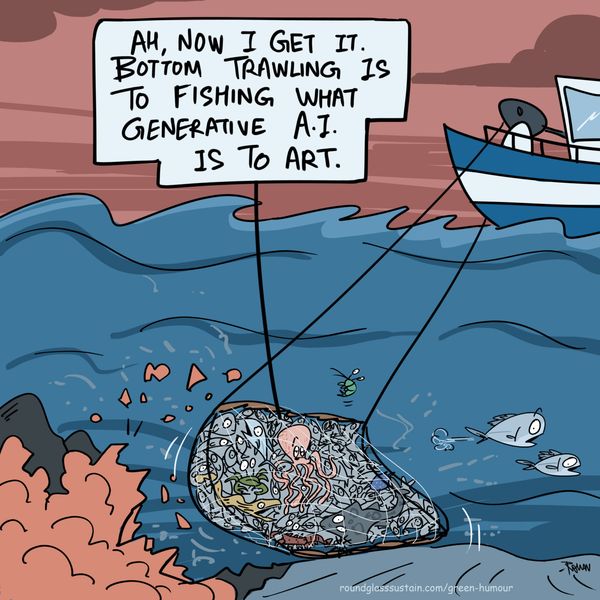 Trawling is to Fishing, What Generative AI is to Art