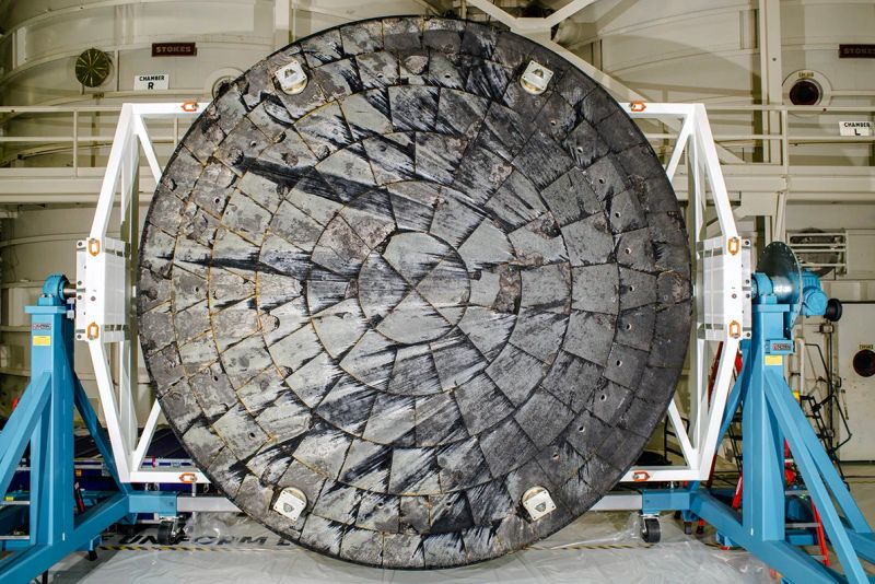 X-Rays and AI Reveal How Spacecraft Heat Shields Burn in Real Time