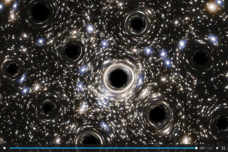 Wandering Black Holes May Hold Clues to the Evolution of the Universe