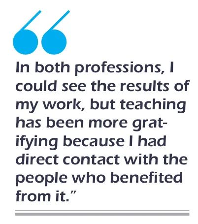From Bell Labs to the Classroom: Finding Purpose After Retirement