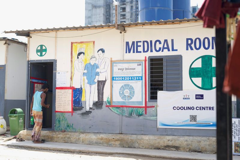 Air coolers, ORS and medical aid: Outdoor workers in India find rare relief from heat