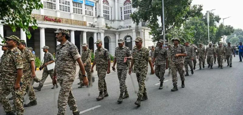 ഡല്ഹി സമരം; 20,000 അർദ്ധസൈനിക വിഭാഗം ഉദ്യോഗസ്ഥര് ഒരുമാസത്തോളം തലസ്ഥാനത്ത് തുടരുമെന്ന് റിപ്പോര്ട്ട്