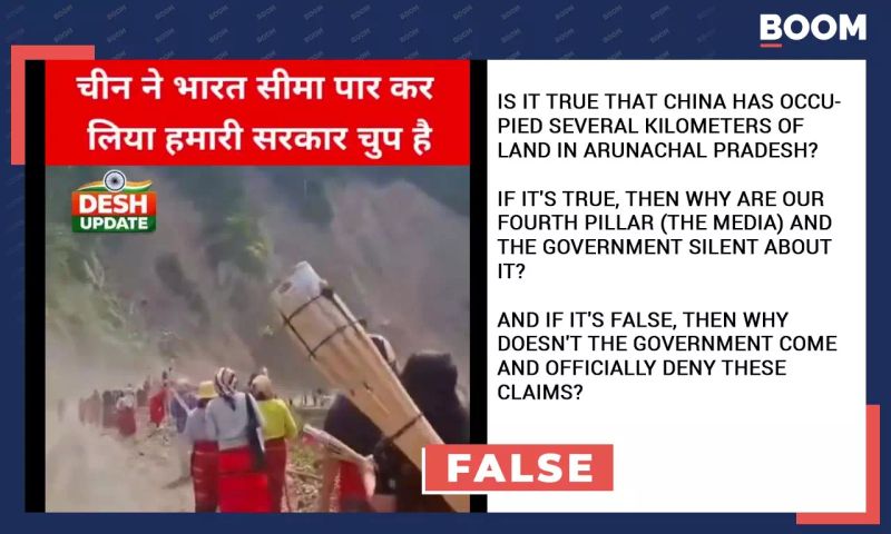 Video From Manipur Falsely Shared As Chinese Troops In Arunachal Pradesh