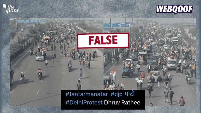 Old Video of Farmers’ Protest Falsely Linked To Recent CJP Protest