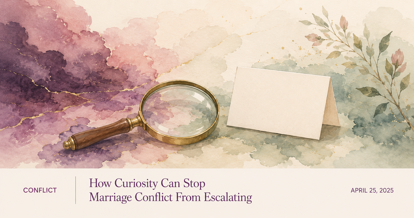 How Curiosity Can Stop Marriage Conflict From Escalating