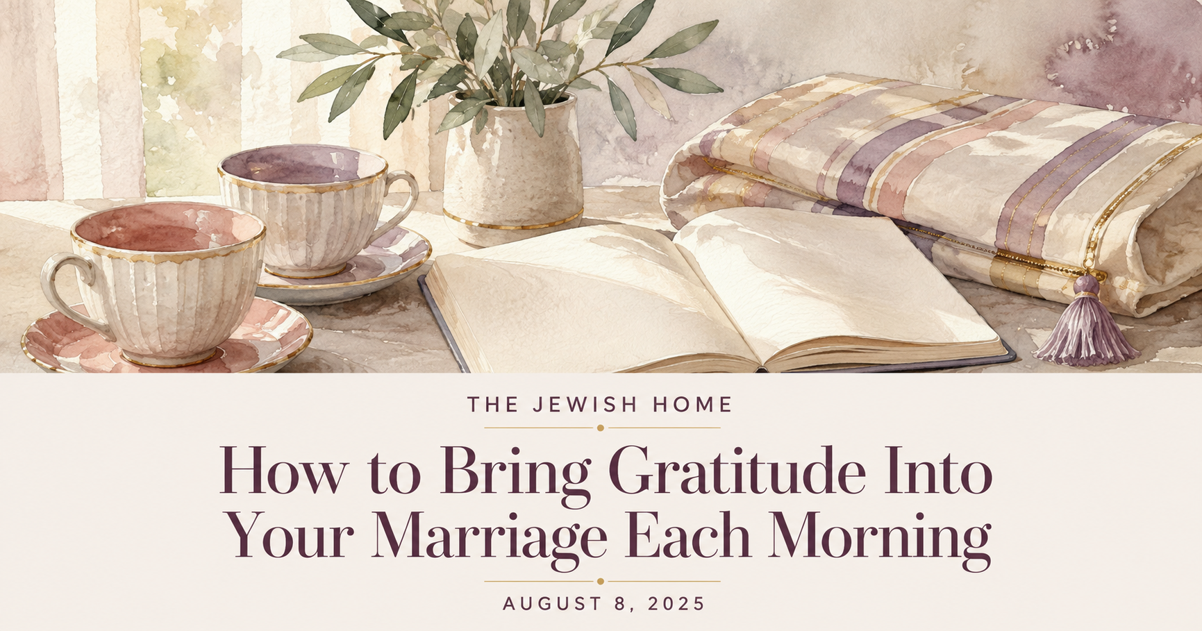 How to Bring Gratitude Into Your Marriage Each Morning