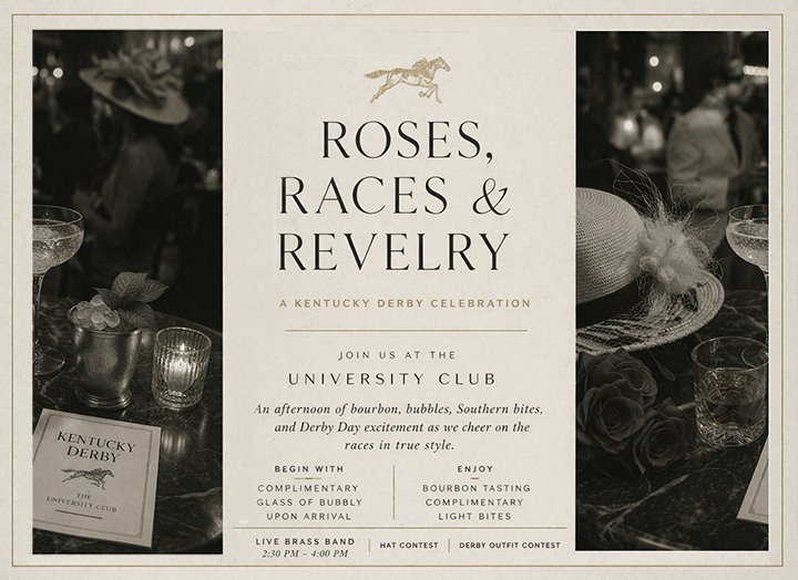 Derby Day at the University Club - Roses, Races & Revelry!