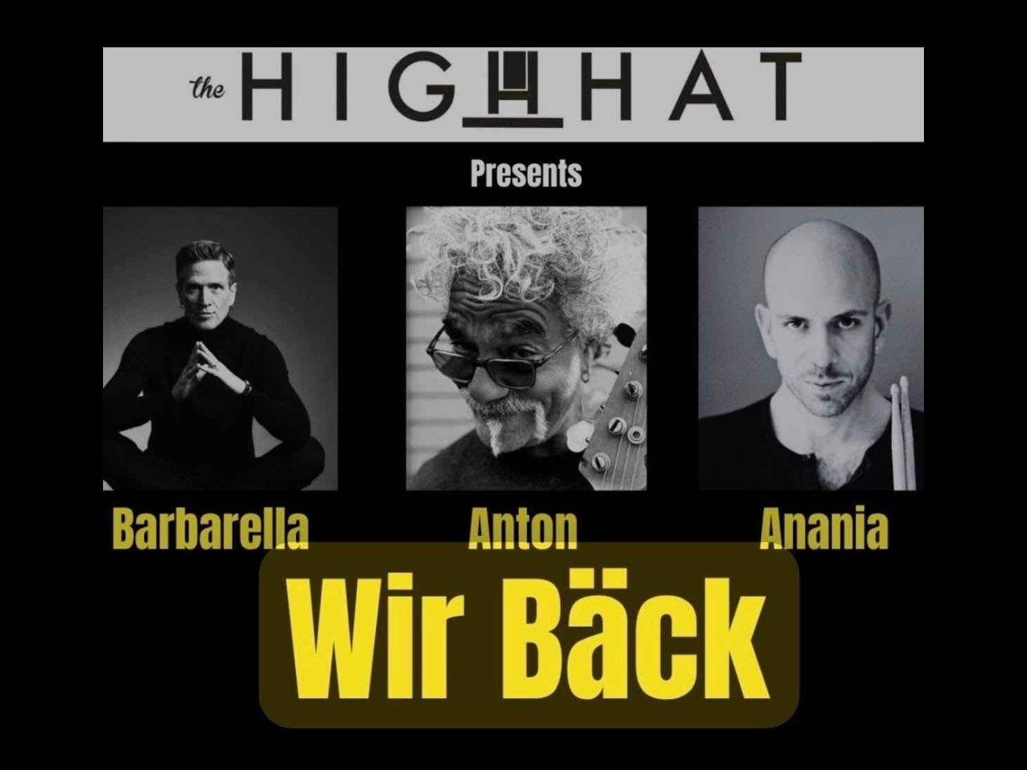 Wir Bäck Live at The High Hat - Tommy Barbarella, Jim Anton, and Dave Anania