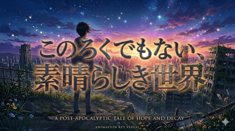 このろくでもない、素晴らしき世界〜アニメに学ぶ、これからの生き方〜