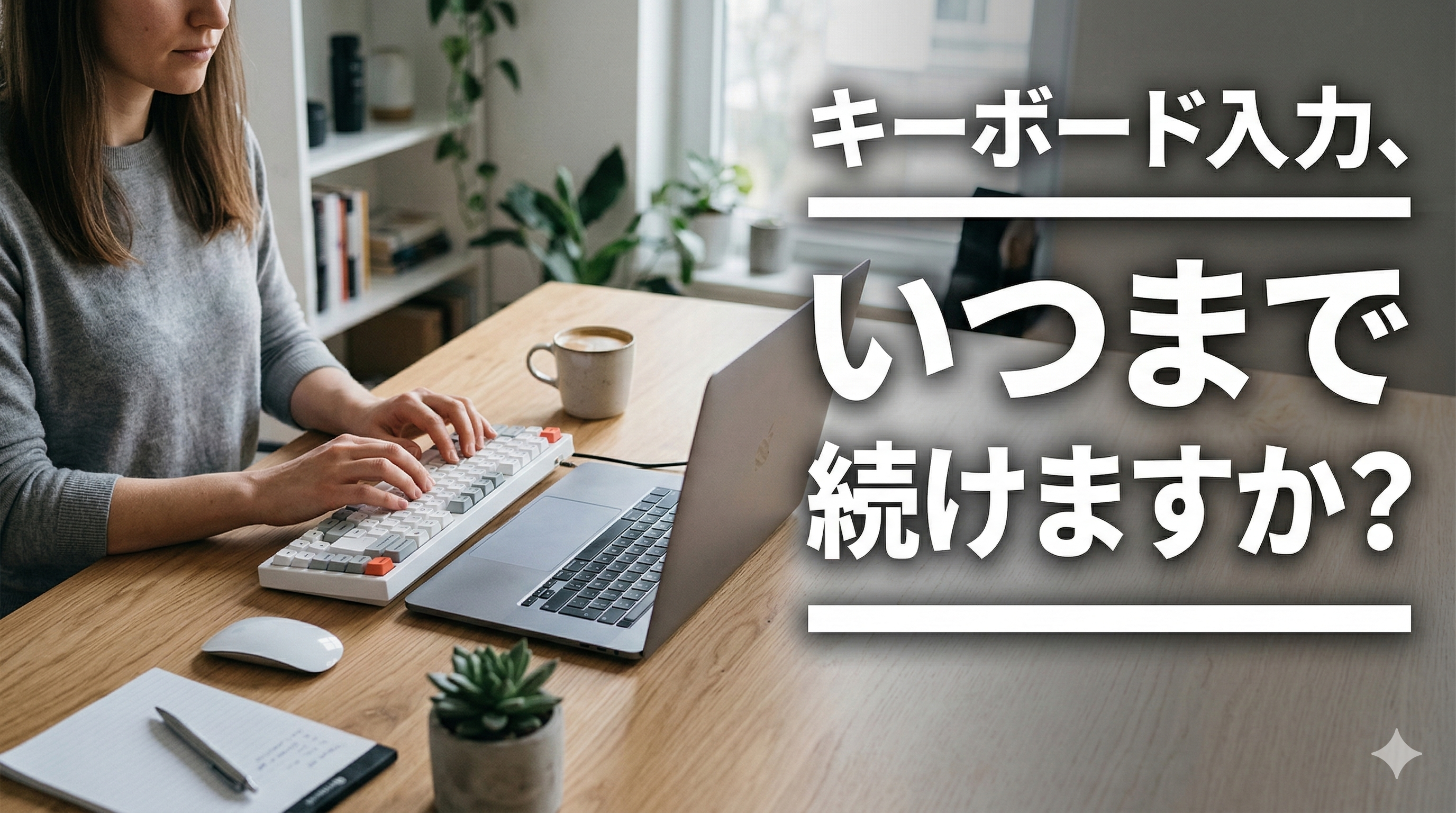 いつまでキーボード入力を続けますか?