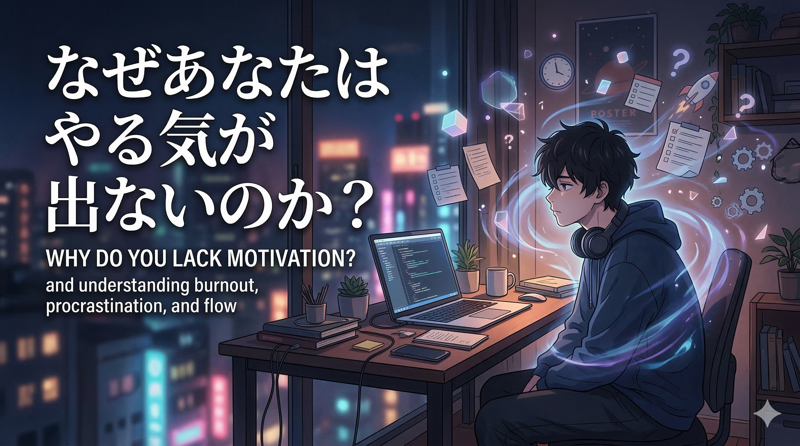 なぜあなたはやる気が出ないのか?