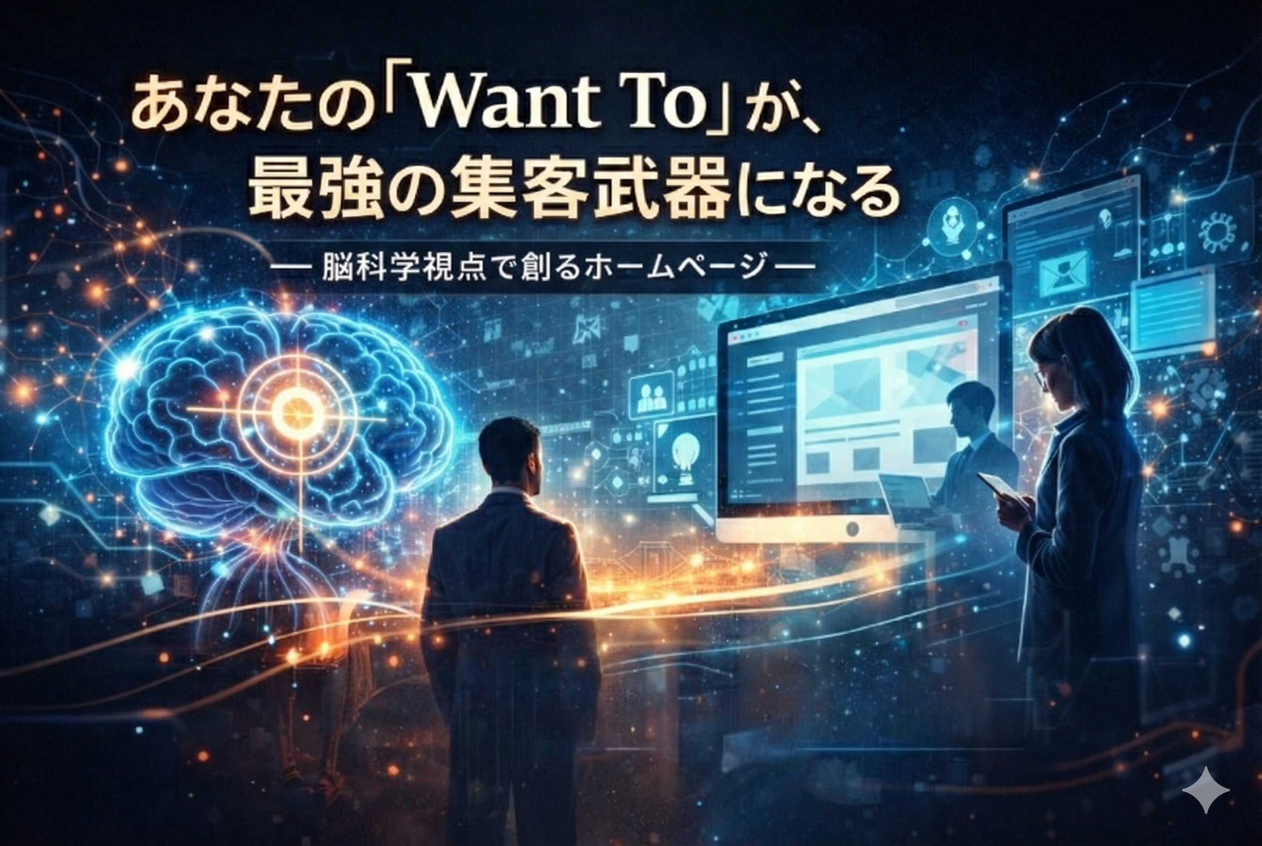 あなたの「Want To」が、最強の集客武器になる