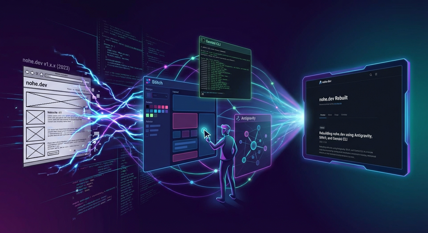 I used AI to rebuild my blog into something better. Come along as I show you how I show you why and how I did it.