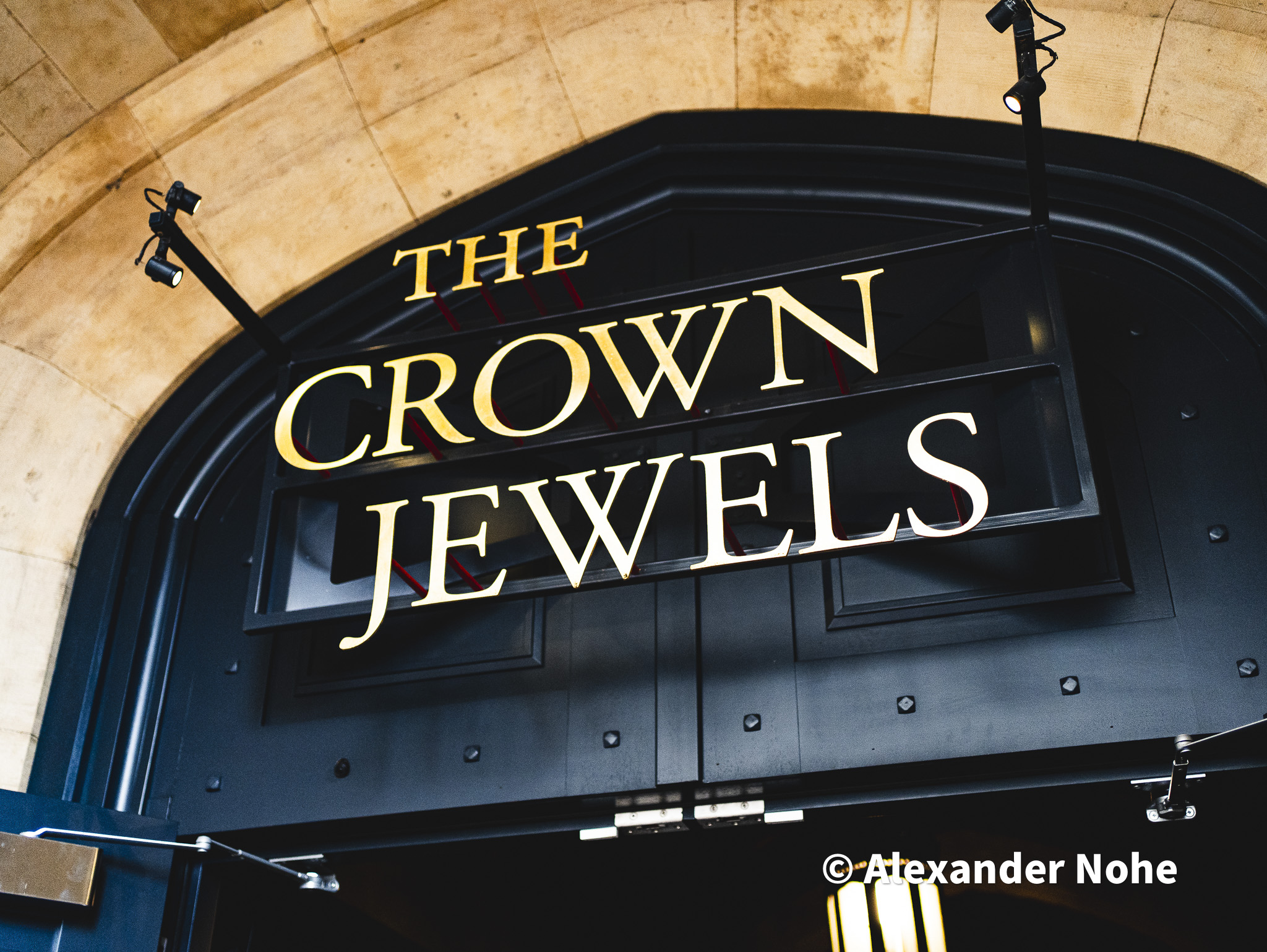 The Crown Jewels Sign