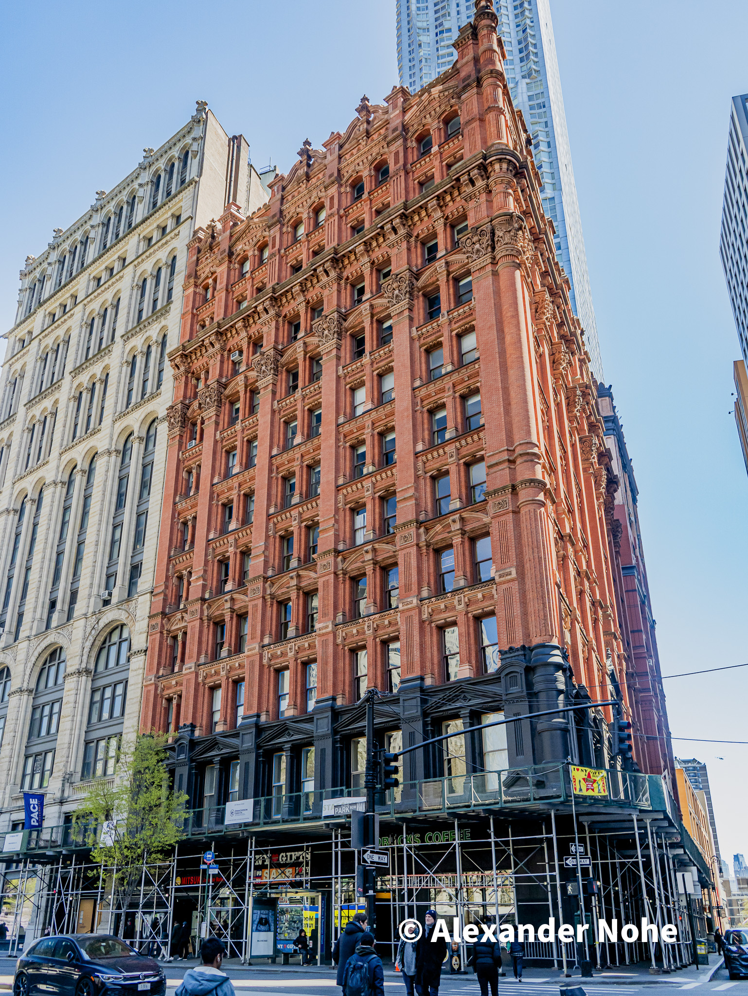 Terracotta architecture of the historic Potter Building