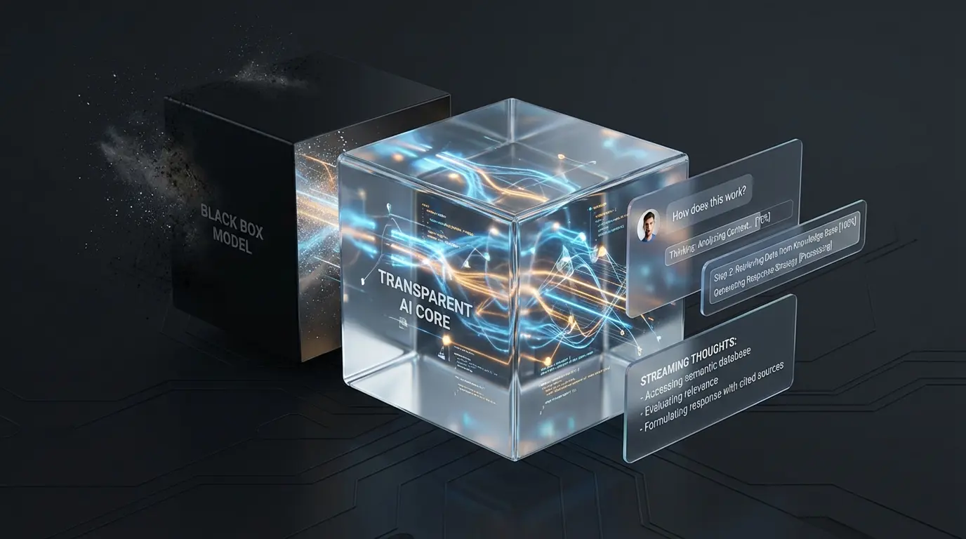 Long LLM inference times can frustrate users. Learn how to use Operational Transparency and Firebase AI Logic to stream "thinking" steps, turning the black box into a glass box and keeping users engaged.