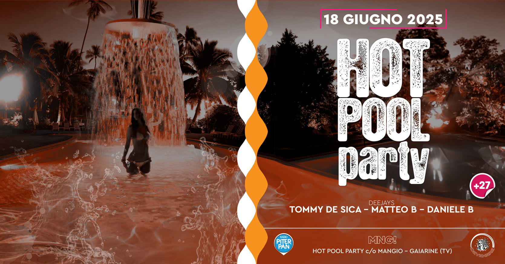 ✨ HOT POOL PARTY HISTORY ✨ Evento età 27+