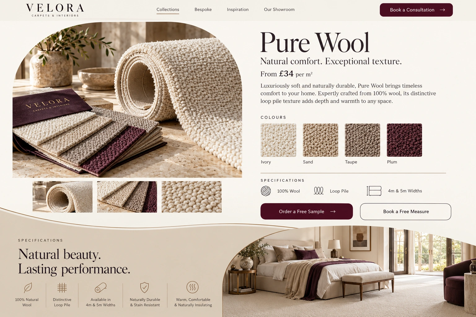 FORME — Luxury Kitchen Website Design website design screen 3