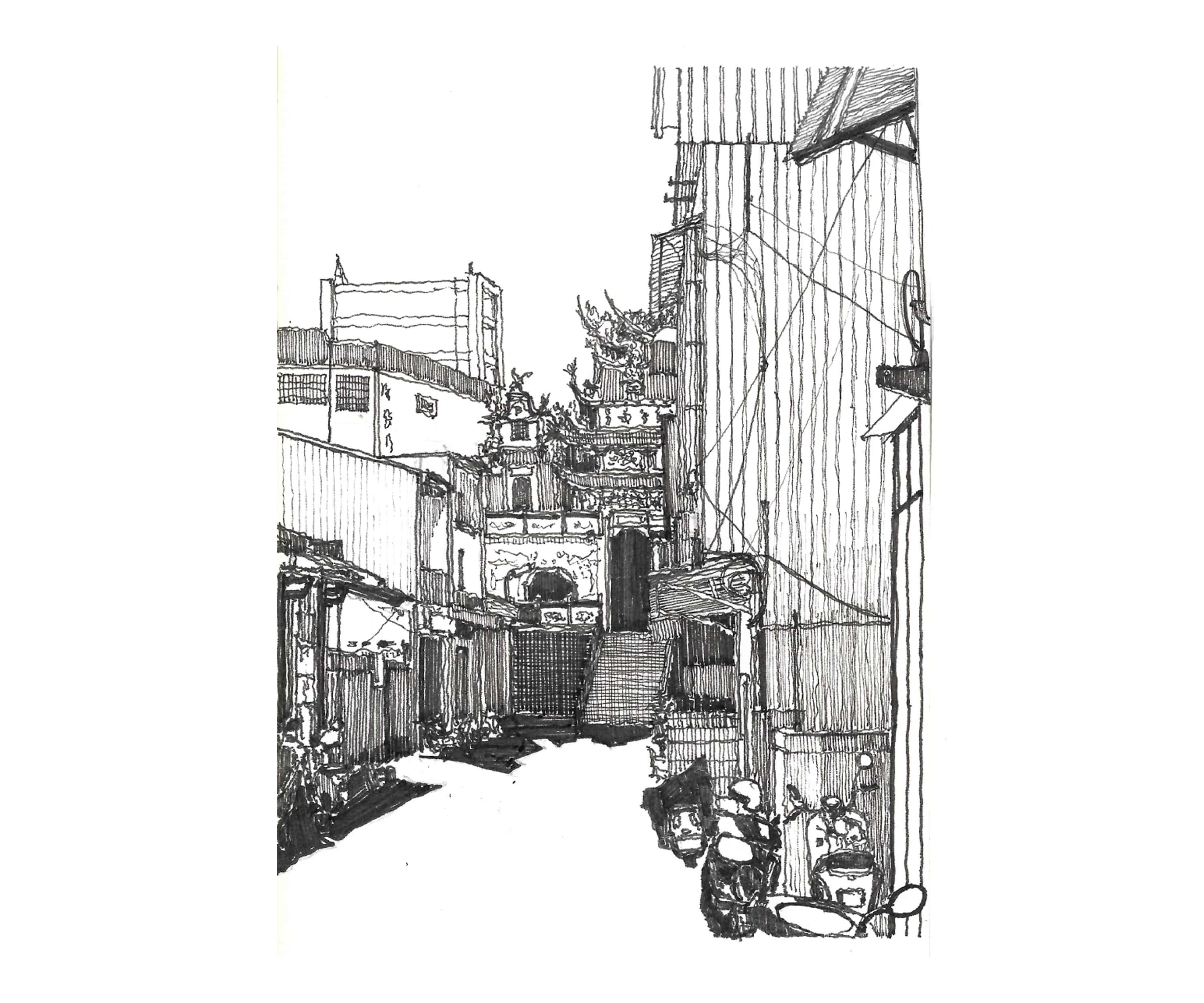 對於我久留於台南的最後印象