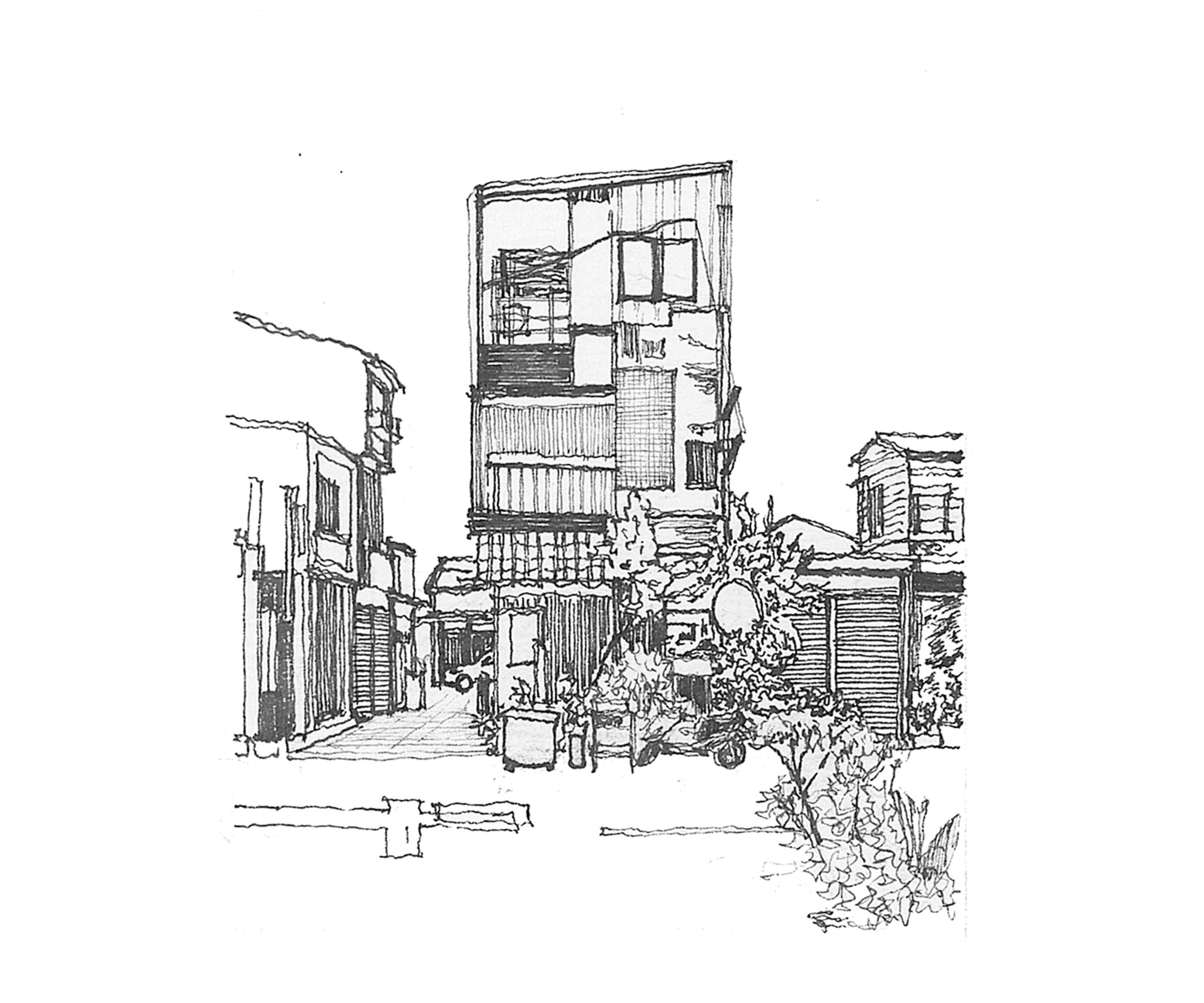 媽祖樓旁的拼貼小屋