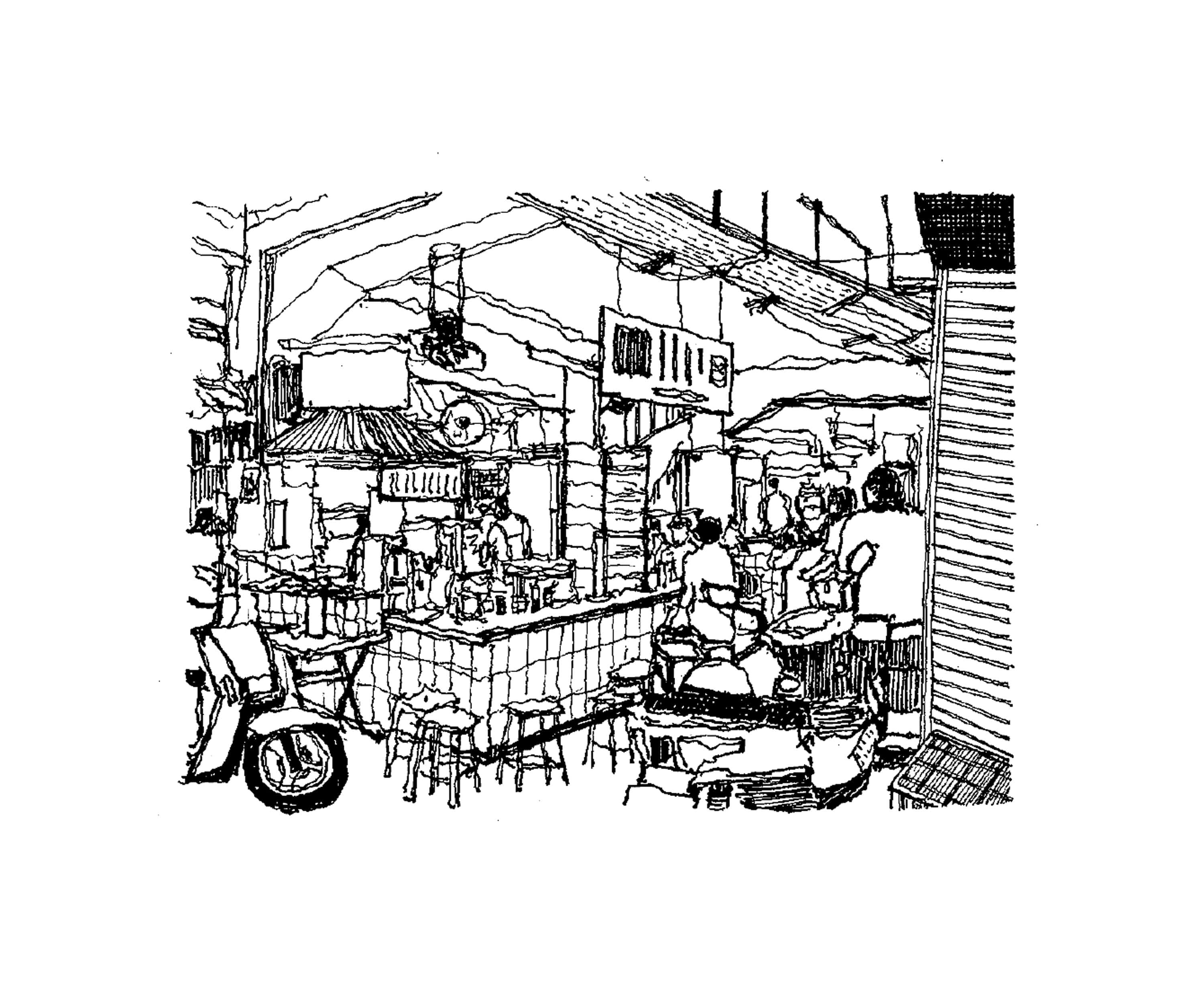 東市場內的攤販